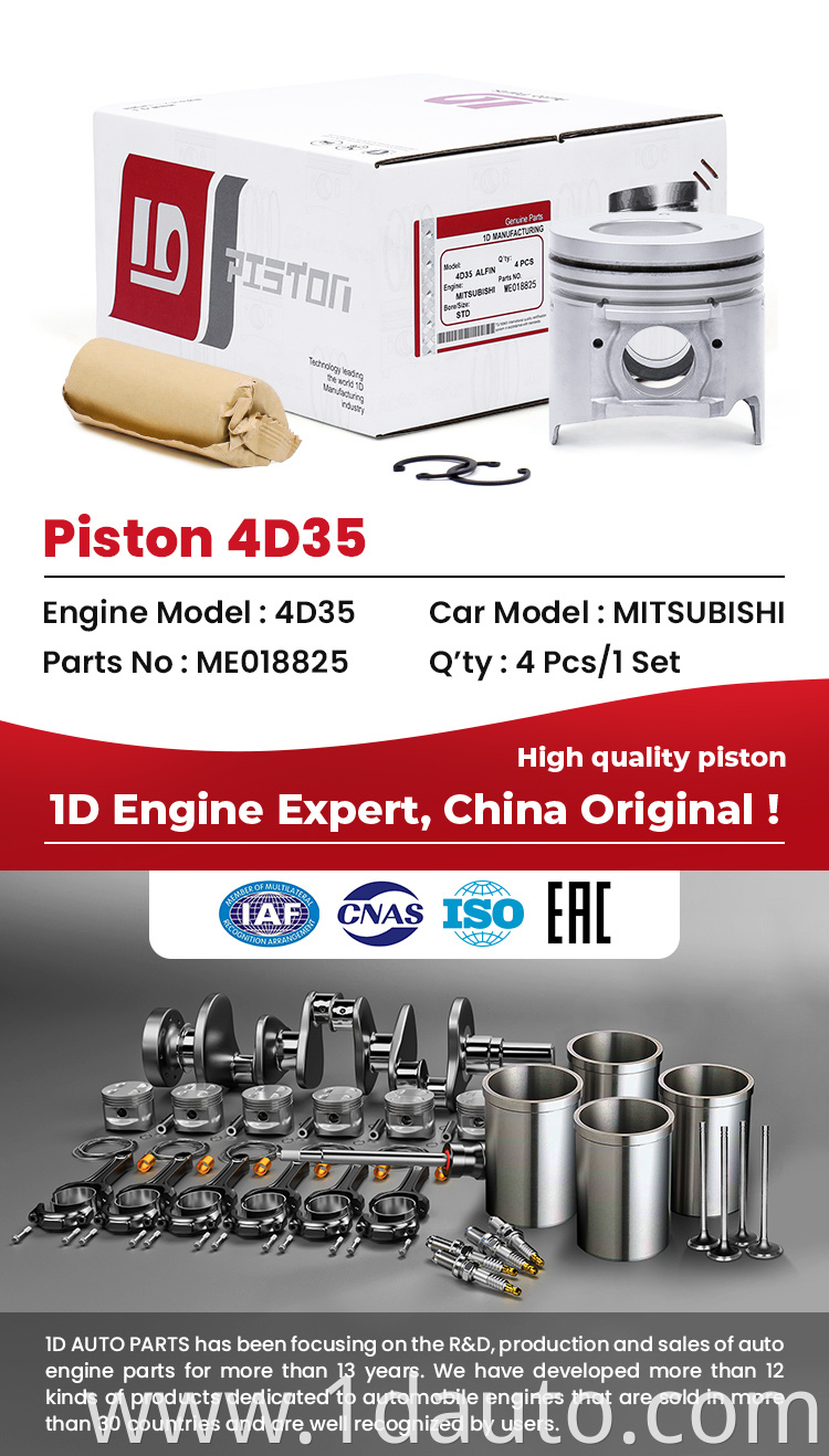 MITSUBISHI 4D35 Engine Piston Set